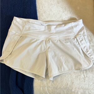 Lululemon Speed Up Short White